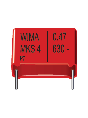 Wima - MKS4 - Capacitor 4.7 uF 400 VDC / 200 VAC, MKS4, Wima