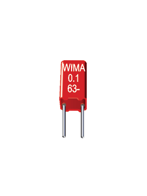 Wima - MKS0C026800C00KSSD - Capacitor 68 nF 63 VDC / 40 VAC, MKS0C026800C00KSSD, Wima
