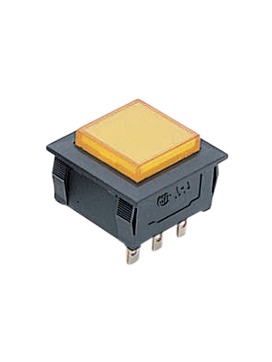 Fujisoku - LP2S-16S-889 - Push-button Switch Momentary function yellow, LP2S-16S-889, Fujisoku