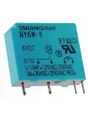 Fujitsu - NY-5V W-K - PCB power relay 5 VDC 120 mW, NY-5V W-K, Fujitsu