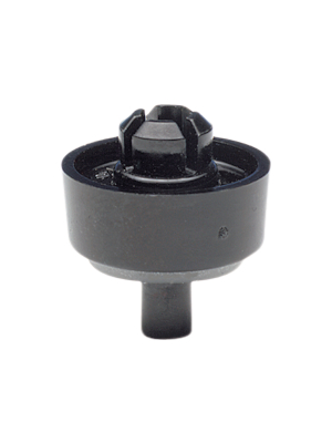 Pentair Schroff - 60224-011 - Equipment foot black ?21 x 15 mm, 60224-011, Pentair Schroff