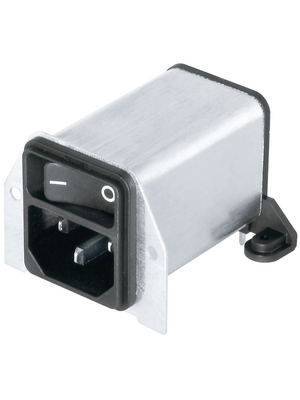 Schurter - DC22.1121.111 - Power inlet with filter 1 A 250 VAC, DC22.1121.111, Schurter