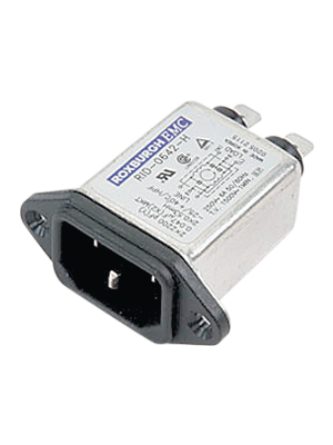 Deltron Components - RID0142H - Power inlet with filter 1 A 250 VAC, RID0142H, Deltron Components