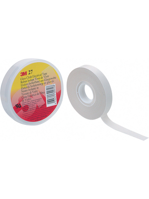 3M - 27 19MMX20M - Glass fabric tape, white 19 mmx20 m, 27 19MMX20M, 3M