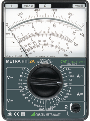 Gossen Metrawatt - METRAHIT 2A - Multimeter analogue 500 V 15 A, METRAHIT 2A, Gossen Metrawatt
