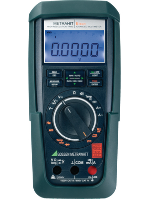 Gossen Metrawatt - METRAHIT ETECH - Multimeter digital TRMS AC+DC 60000 digits 1000 VAC 1000 VDC 10 ADC, METRAHIT ETECH, Gossen Metrawatt