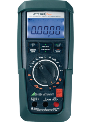 Gossen Metrawatt - METRAHIT EXTRA - Multimeter digital TRMS AC+DC 60000 digits 1000 VAC 1000 VDC 10 ADC, METRAHIT EXTRA, Gossen Metrawatt