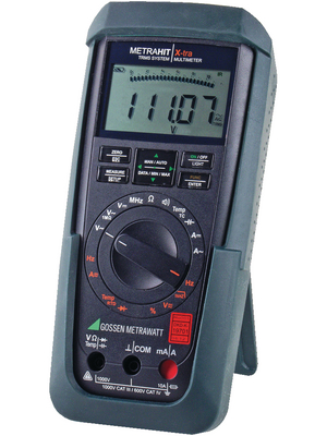 Gossen Metrawatt - METRAHIT X-TRA - Multimeter digital TRMS AC+DC 11999 digits 1000 VAC 1000 VDC 10 ADC, METRAHIT X-TRA, Gossen Metrawatt