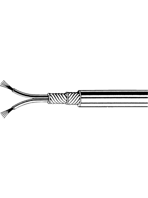 Gotham - GAC-2/1 GREY - Audio cable   2 x0.19 mm2 grey, GAC-2/1 GREY, Gotham