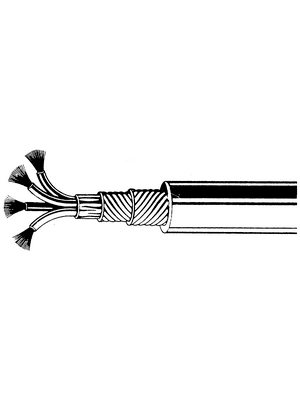 Gotham - GAC-4/1 BLACK - Audio cable   4 x0.19 mm2 black, GAC-4/1 BLACK, Gotham