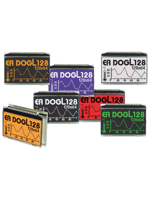 Electronic Assembly - EA DOGL128S-6 - LCD-graphic display 128 x 64 Pixel, EA DOGL128S-6, Electronic Assembly