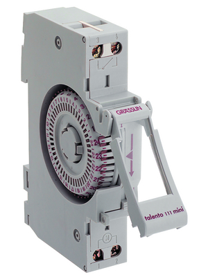 Graesslin - TALENTO 111 MINI - Time clock relay DIN-rail, TALENTO 111 MINI, Gr?sslin