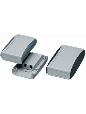 Pactec - PP-2AA GREY/BLACK - Plastic enclosure light grey 61 x 28 mm ABS IP 00 N/A, PP-2AA GREY/BLACK, Pactec