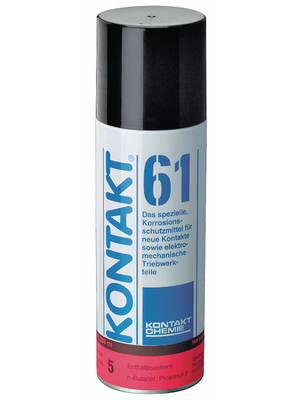 Kontakt Chemie - KONTAKT 61 , 200 ML, ML - Contact lubricant Spray 200 ml, KONTAKT 61 , 200 ML, ML, Kontakt Chemie
