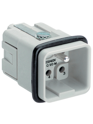 HARTING - 09 12 005 2633 - Pin insert, Han Q 5/0 Quick Lock, 09 12 005 2633, HARTING