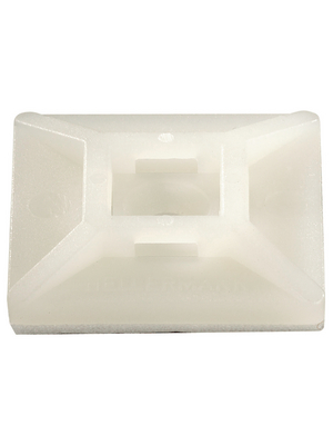 HellermannTyton - MB4CA-PA66-NA-C1 - Cable tie mount 2.4...5.4 mm natural - 151-28459, MB4CA-PA66-NA-C1, HellermannTyton