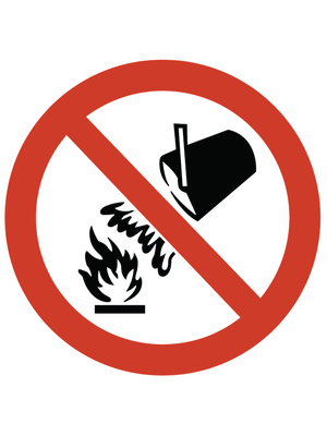 HellermannTyton - PS5-E-150-WH - Prohibition signs, PS5-E-150-WH, HellermannTyton