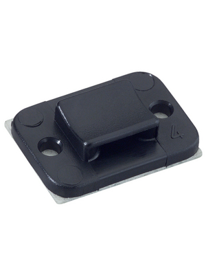 HellermannTyton - TY3G1S-W-C1 - Cable tie mount 2.4...4 mm black - 151-11310, TY3G1S-W-C1, HellermannTyton