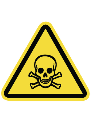 HellermannTyton - WS2-O-150-YE - Warning label, WS2-O-150-YE, HellermannTyton