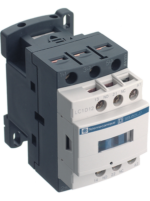 Schneider Electric - LC1D09P7 - Contactor 230 VAC  50/60 Hz 3 NO 1 NO+1 NC Screw Terminal, LC1D09P7, Schneider Electric