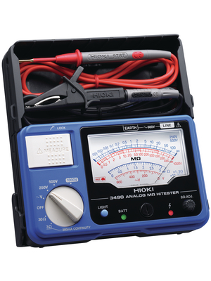 Hioki - HIOKI 3490 - Insulation tester 1 GOhm 250 VDC / 500 VDC / 1000 VDC 600 VAC, HIOKI 3490, Hioki