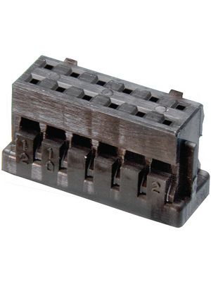 Hirose - DF11-12DS-2C - Crimp housing Pitch2 mm Poles 2 x 6 DF11, DF11-12DS-2C, Hirose