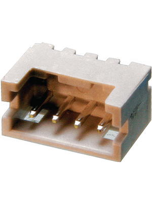 Hirose - DF13-4P-1.25DSA(20) - Pin header, straight Pitch1.25 mm Poles 4 DF13, DF13-4P-1.25DSA(20), Hirose