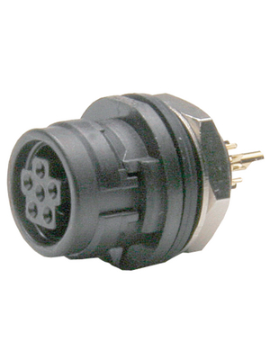 Hirose - HR30-6R-6S(71) - Device bushing 6-pin Poles=6, HR30-6R-6S(71), Hirose