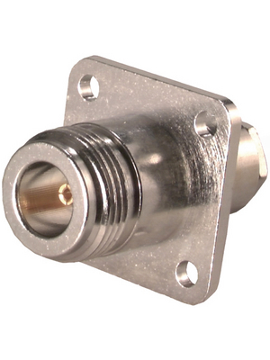Huber+Suhner - 25_N-50-2-2/133_NE - Panel-mount Jack 50 Ohm N straight, 25_N-50-2-2/133_NE, Huber+Suhner