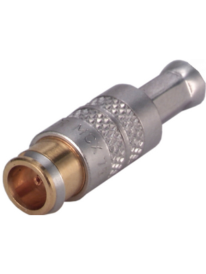 Huber+Suhner - 24_MCX-75-2-1/113_NE - Chassis female connector MCX, straight 75 Ohm, 24_MCX-75-2-1/113_NE, Huber+Suhner