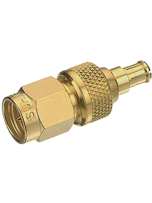 Huber+Suhner - 32_MCX-SMA-50-1/111_NE - Adapter MCX male/SMA male 50 Ohm, 32_MCX-SMA-50-1/111_NE, Huber+Suhner
