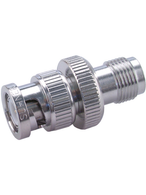 Huber+Suhner - 33_BNC-TNC-50-1/133_NE - Adapter BNC male/TNC female 50 Ohm, 33_BNC-TNC-50-1/133_NE, Huber+Suhner