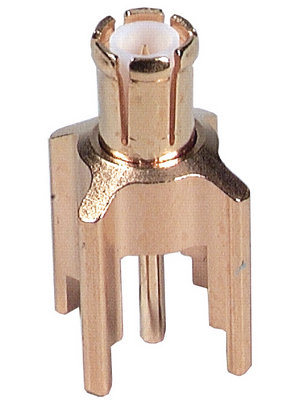 Huber+Suhner - 81_MCX-50-0-6/111_NE - PCB Plug 50 Ohm MCX straight, 81_MCX-50-0-6/111_NE, Huber+Suhner