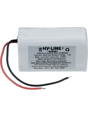 Hy-Line - H2B297 - Li-Ion-Battery 7.4 V 4600 mAh, H2B297, Hy-Line