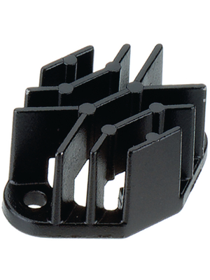 Fischer Elektronik - AKK 191 - Heat sink 40 mm 12 K/W Black lacquered, AKK 191, Fischer Elektronik
