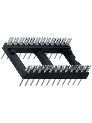 Preci-Dip - 160-10-306-00-001 - Fork-contact socket, DIL 6 Gold-plated, 160-10-306-00-001, Preci-Dip