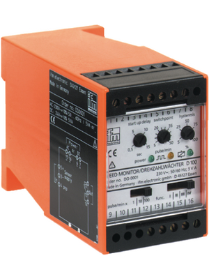 Ifm - DD0001 - Rpm monitor 1 change-over (CO), DD0001, Ifm