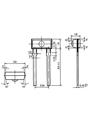 Hamamatsu - L 6286 - IR-LED 940 nm, L 6286, Hamamatsu