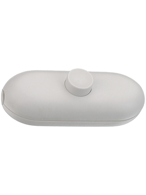 Inter Baer - 5044-008.01 - Foot-operated intermediate switch, single-pin white, 5044-008.01, inter B?R