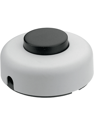 Inter Baer - 5062-501.01 - Foot-operated intermediate switch, 1-pole white, 5062-501.01, inter B?R