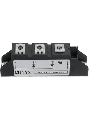 Ixys - MDD44-16N1B - Diode module TO-240AA 1600 V  2x  64 A  @ Tc=92 C, MDD44-16N1B, Ixys