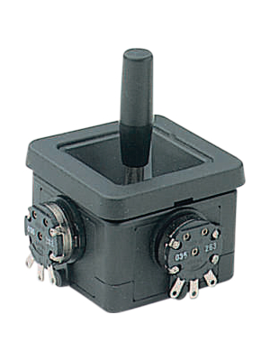 CH Products - M11Q061P-ROHS - Built-in joystick Soldering Connection 50 x 50 x 59 mm, M11Q061P-ROHS, CH Products