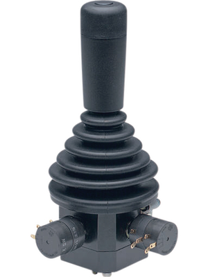 Sakae - S50JCK-YO-21R2G-6846 - Joystick, 2-axis 3 A  @ 125 VAC 77 x 77 x 128 mm, S50JCK-YO-21R2G-6846, Sakae
