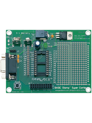 Parallax - 27130 - Super Carrier Board 8 Bit, 27130, Parallax