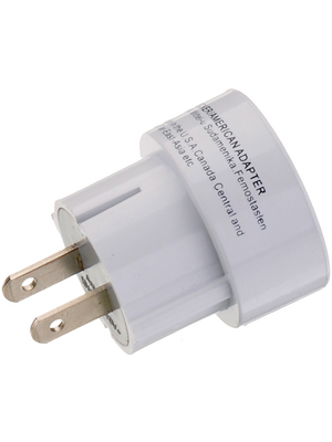 Bachmann - 914.272 - Adapter, 2-pole, USA-DE Protective Contact USA, 914.272, Bachmann