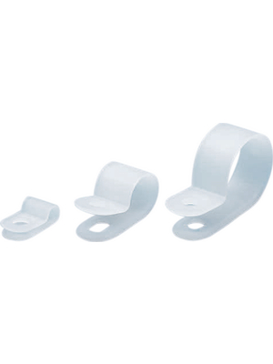 RND Cable - RND 475-00440 - Cable Clamp -40...+85 °C natural Polyamide, RND 475-00440, RND Cable