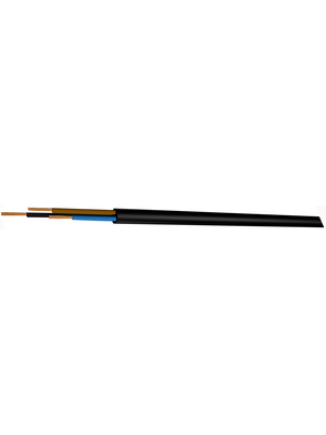 Kabeltronik - SENSOCORD-M 3X0,09 MM2 - Control cable 3 x 0.09 mm2 unshielded Copper strand, bare, 19 x 0.079 mm black, SENSOCORD-M 3X0,09 MM2, Kabeltronik