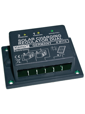Kemo - M174 - Solar charge controller dual 16 A N/A, M174, Kemo