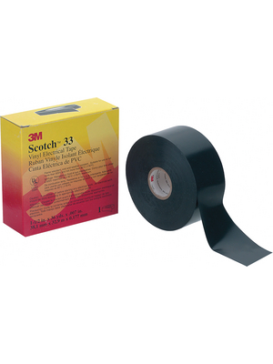 3M - SUPER33+ 19MMX20M - Black insulating tape, 19mmx20m black 19 mmx20 m PU=Reel of 20 meter, SUPER33+ 19MMX20M, 3M