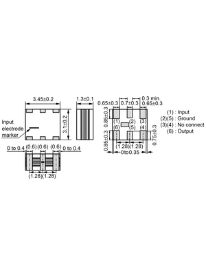 Murata - SFECF10M7FA00-R0 - Resonator 2 contacts 10.7 MHz, SFECF10M7FA00-R0, Murata